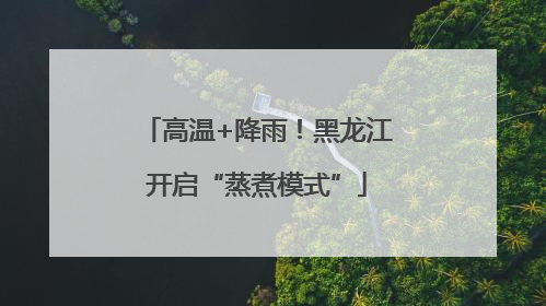 高温+降雨！黑龙江开启“蒸煮模式”