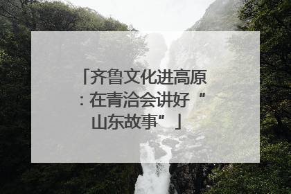 齐鲁文化进高原：在青洽会讲好“山东故事”