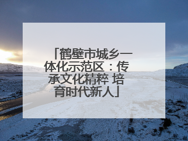 鹤壁市城乡一体化示范区：传承文化精粹 培育时代新人