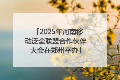 2025年河南移动泛全联盟合作伙伴大会在郑州举办