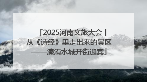 2025河南文旅大会丨从《诗经》里走出来的景区——溱洧水城开街迎宾