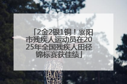 2金2银1铜！襄阳市残疾人运动员在2025年全国残疾人田径锦标赛获佳绩