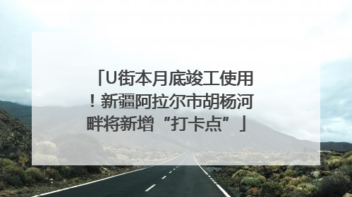 U街本月底竣工使用！新疆阿拉尔市胡杨河畔将新增“打卡点”